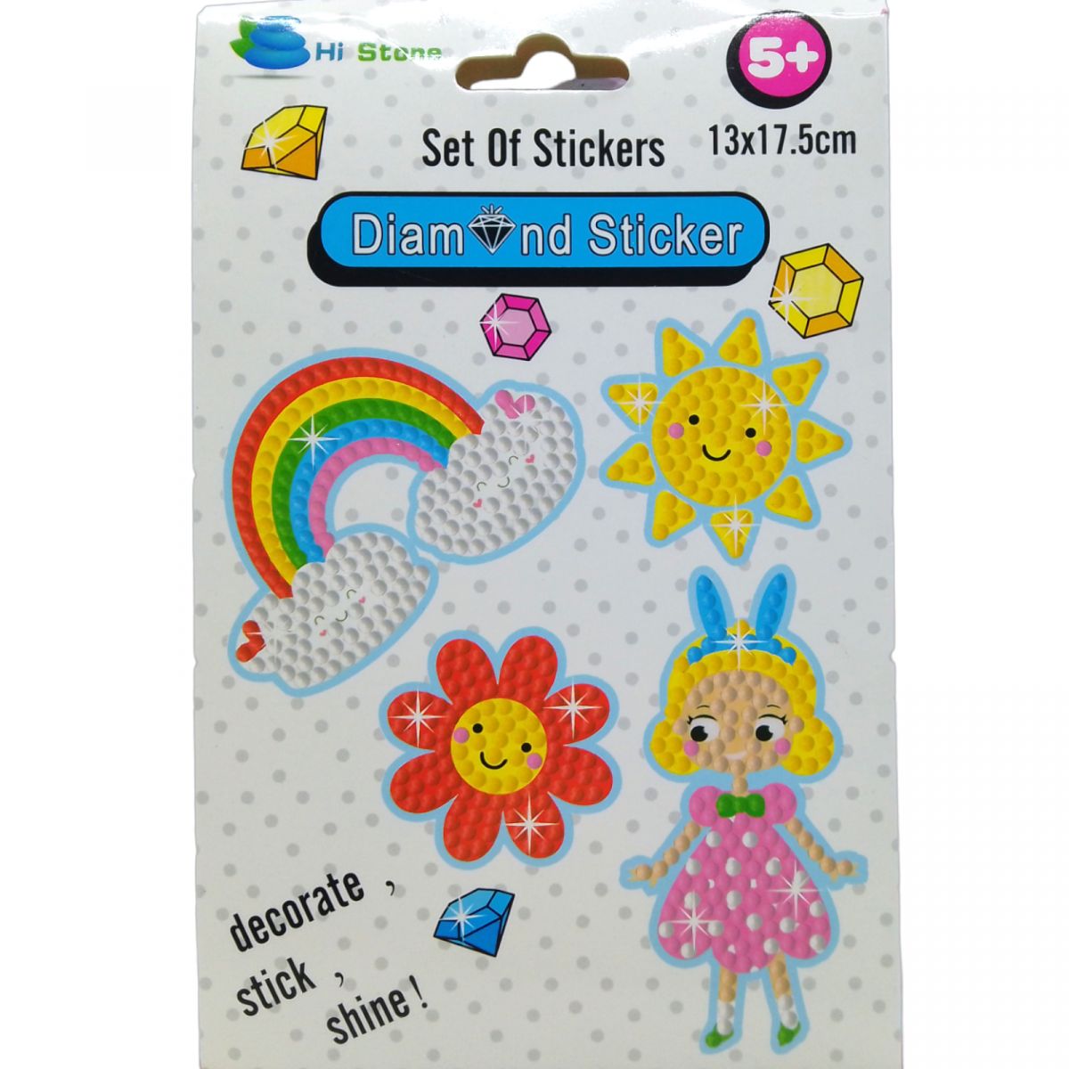 Алмазні наклейки "Diamond Stickers: Для дівчинки"
