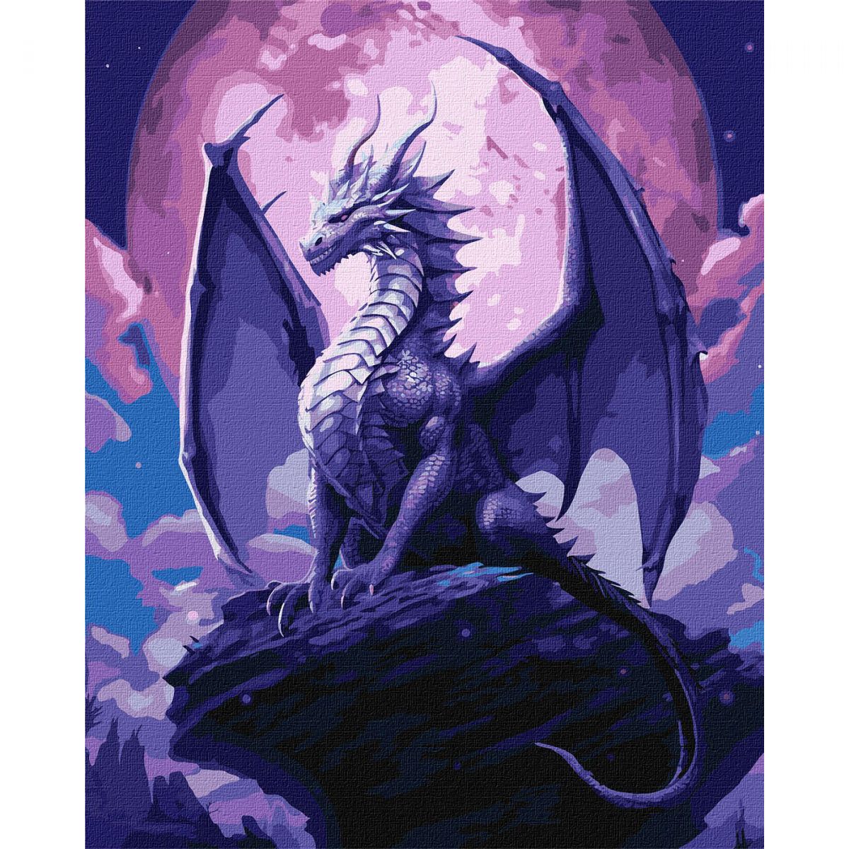 Картина за номерами "Величний дракон"