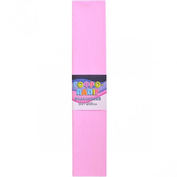 Гофрированная бумага, 50х200 см (розовая)