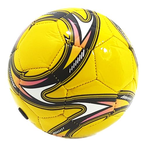 Мяч футбольный №2 лакированный (желтый)