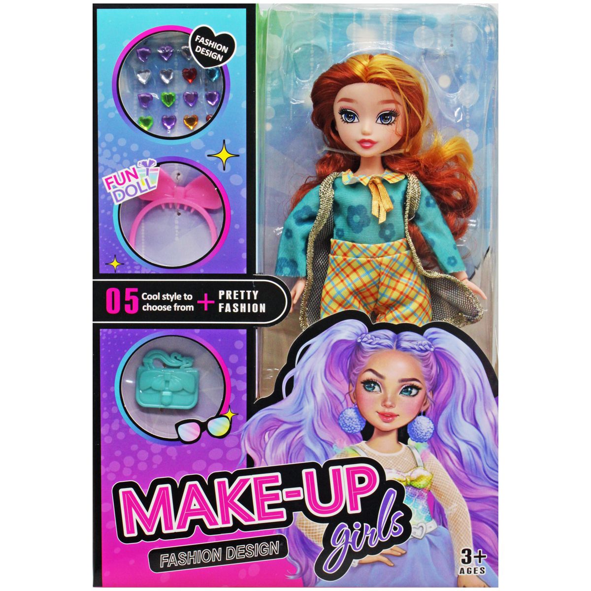 Лялька з аксессуарами "Makeup girls" (вид 5)