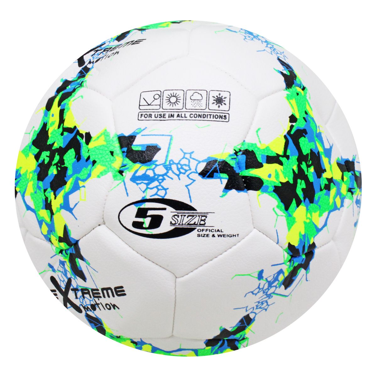 Мяч футбольный №5 "Extreme", зеленый