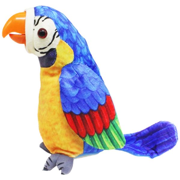 Интерактивная игрушка "Попугай-повторюшка" (синий)
