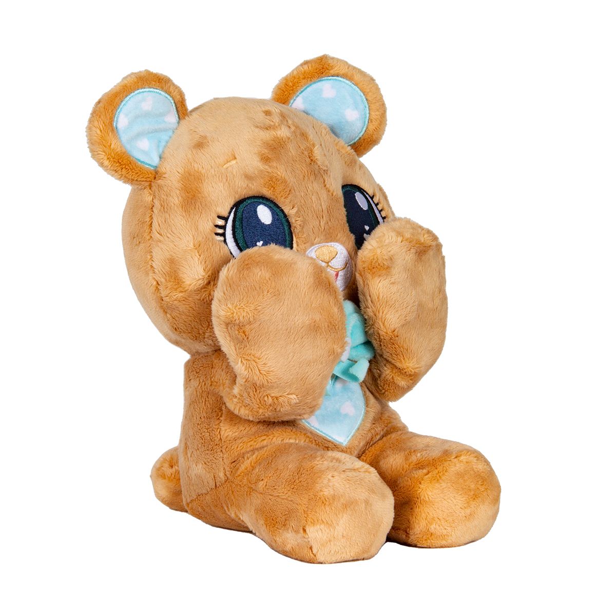М’яка іграшка PEEKAPETS – Коричневий ведмедик, 28 см