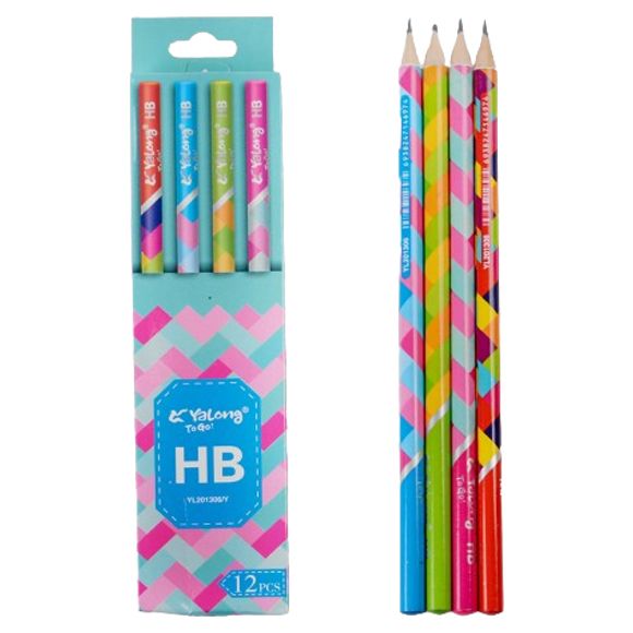 Набор карандашей графитных HB (12 шт)