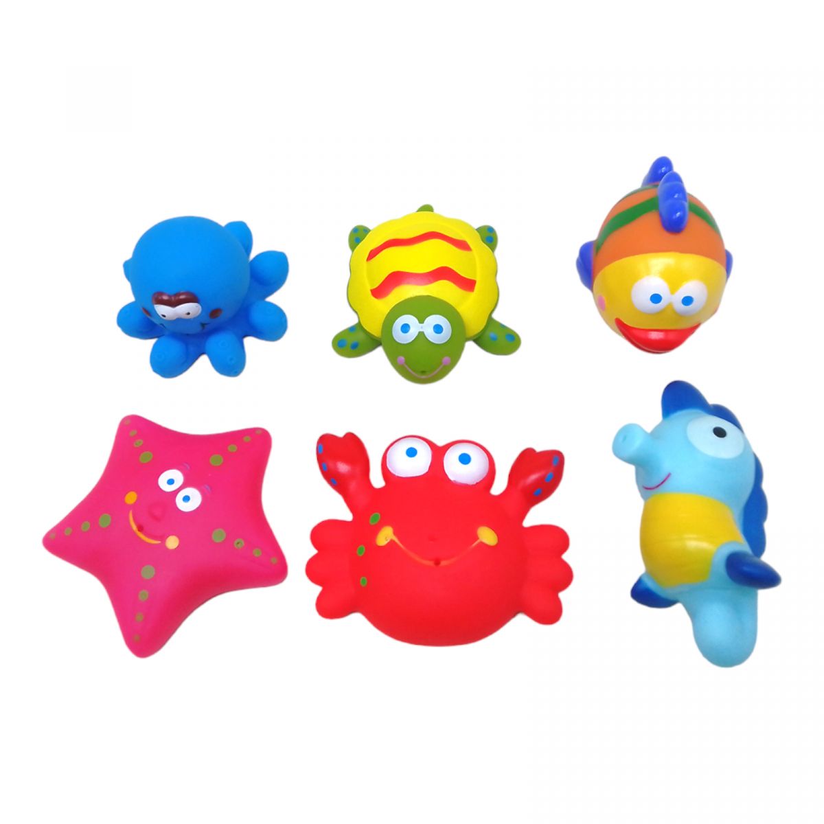 Набор игрушек для купания "Морские жители" (6 шт)