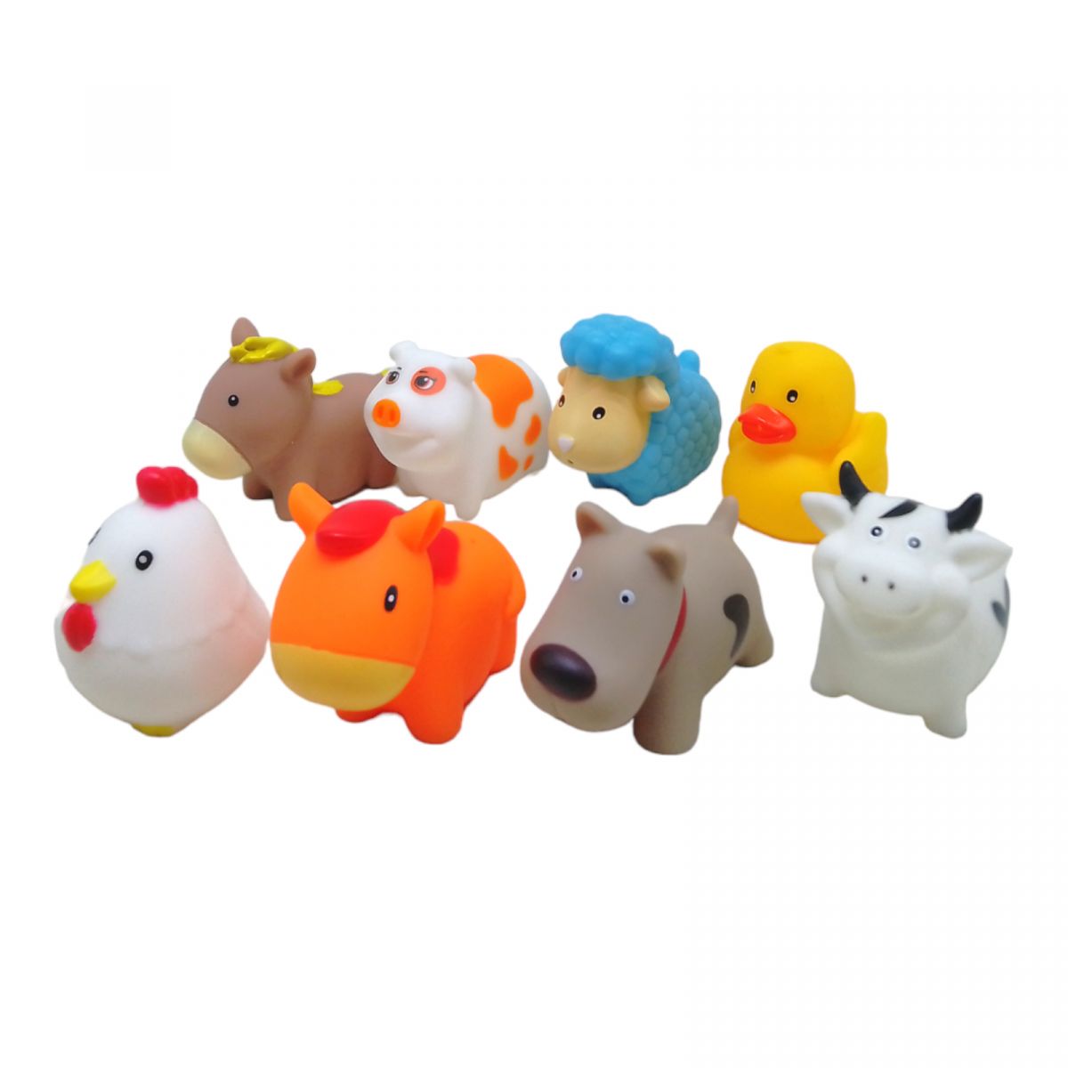 Набір іграшок для купання "Свійські тварини" (8 шт)