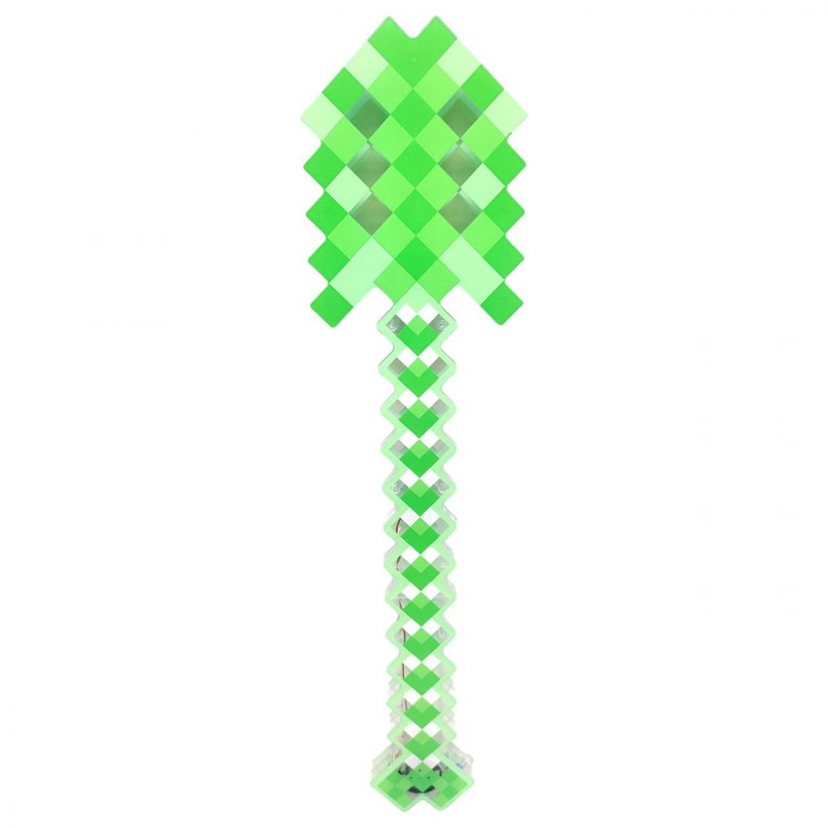 Лопата "Minecraft", свет, звук (зелена)