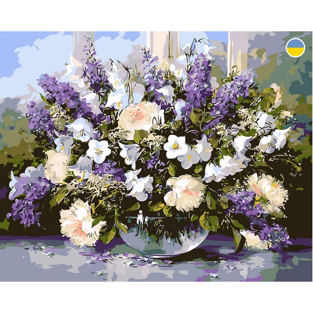 Картина по номерах "Букет квітів" 40x50 см