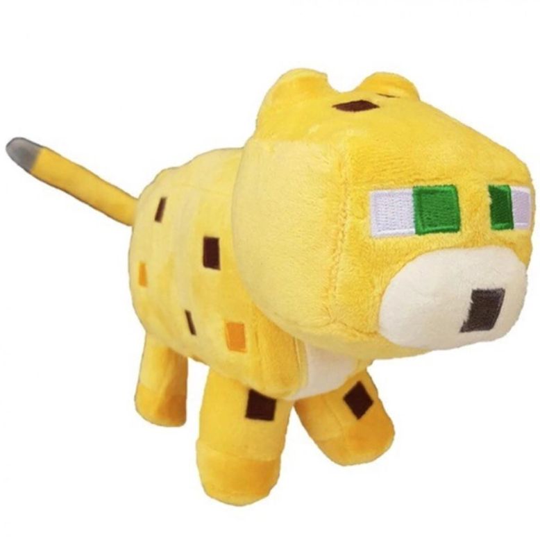Мʼяка іграшка персонаж "Minecraft Леопард"