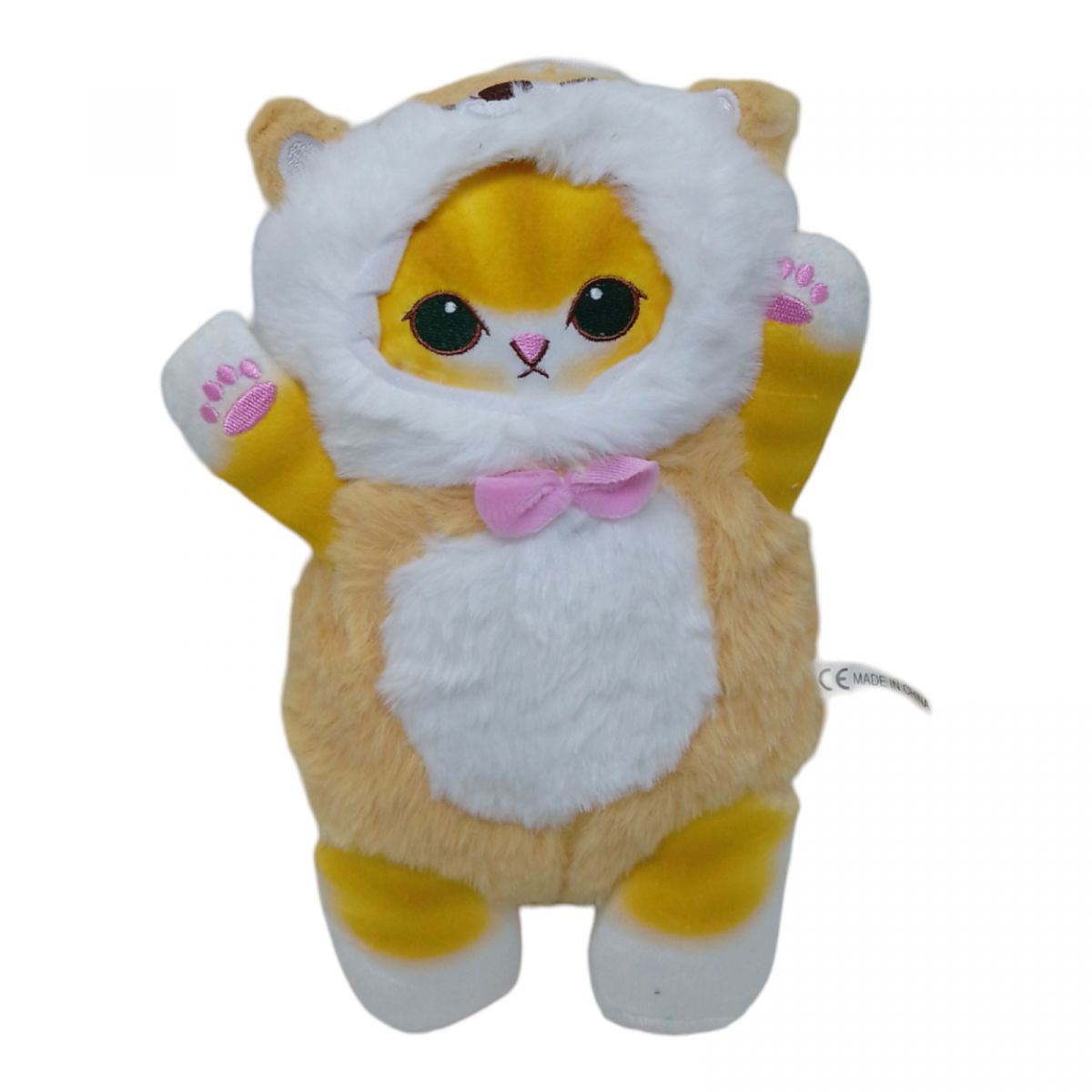 Мягкая игрушка "Котик в костюме собачки: Anime Cat Mofusand Plush Toys", 27 см