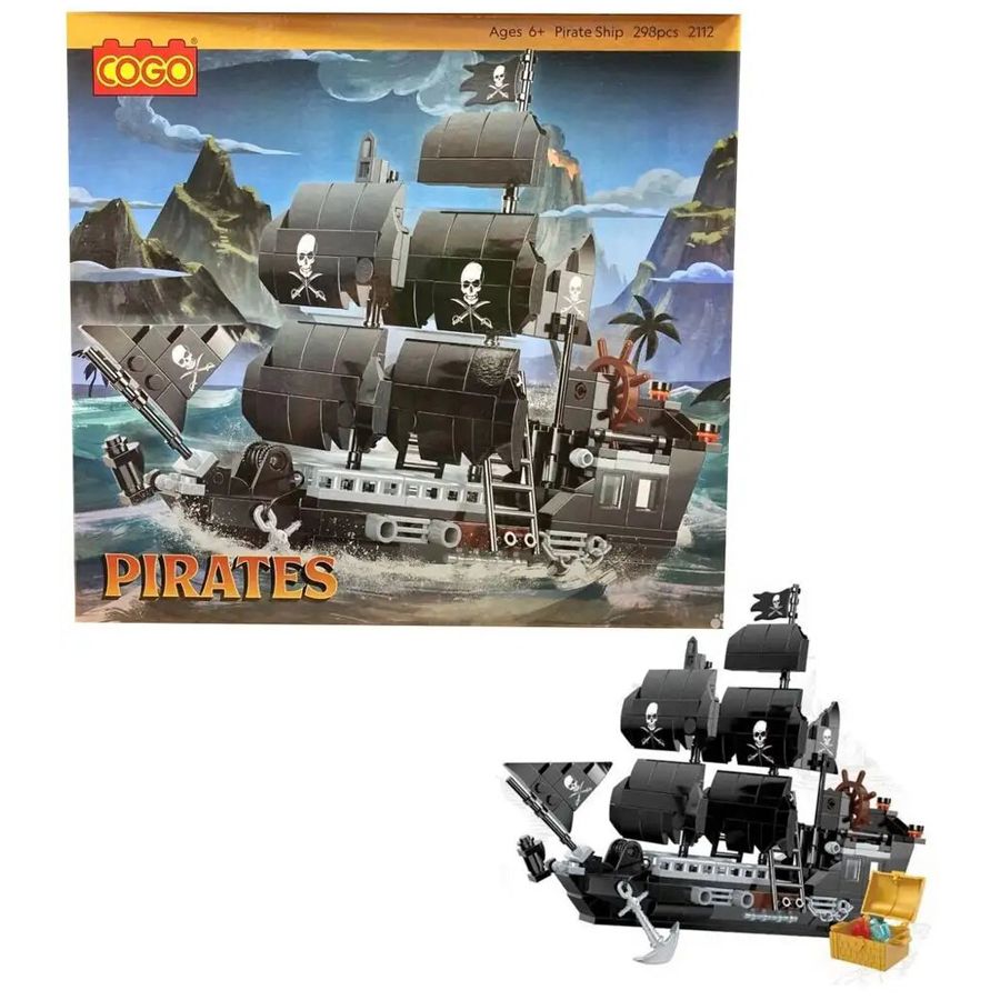Конструктор "Пірати" (298 елм. ) Чорна Перлина / COGO