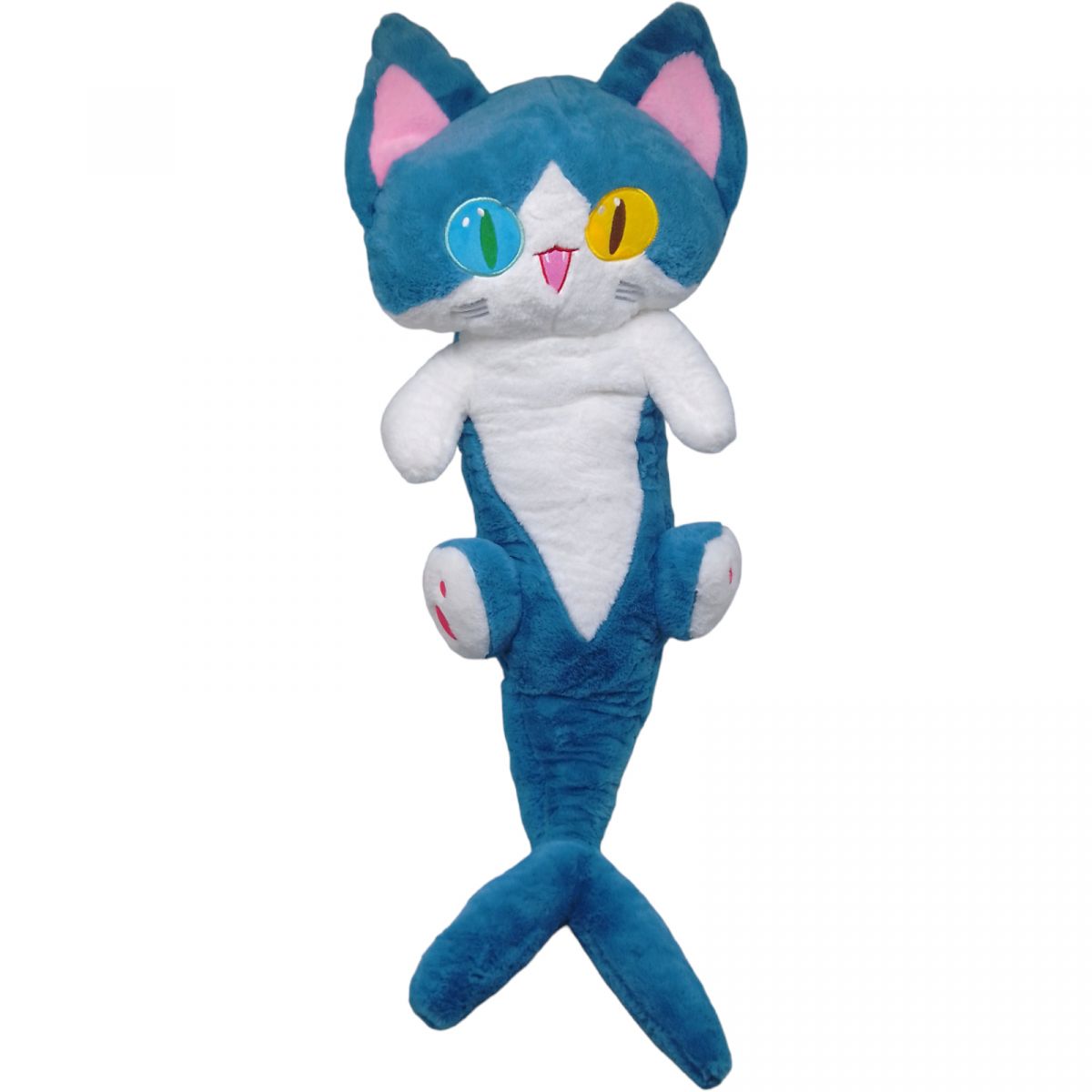 Мʼяка іграшка-обіймашка "Котик-акула", 90 см