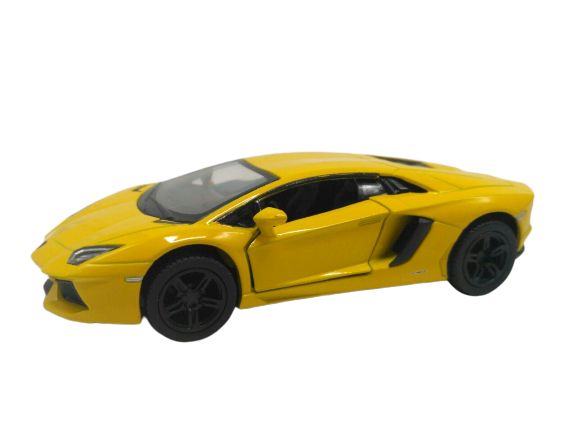 Уцінка.  Машинка KINSMART "Lamborghini Aventador LP 700-4" (жовта) Пошкоджене упакування