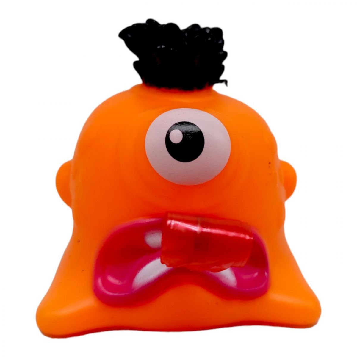 Іграшка-антистрес "Монстрик з дуділкою" (помаранчевий)