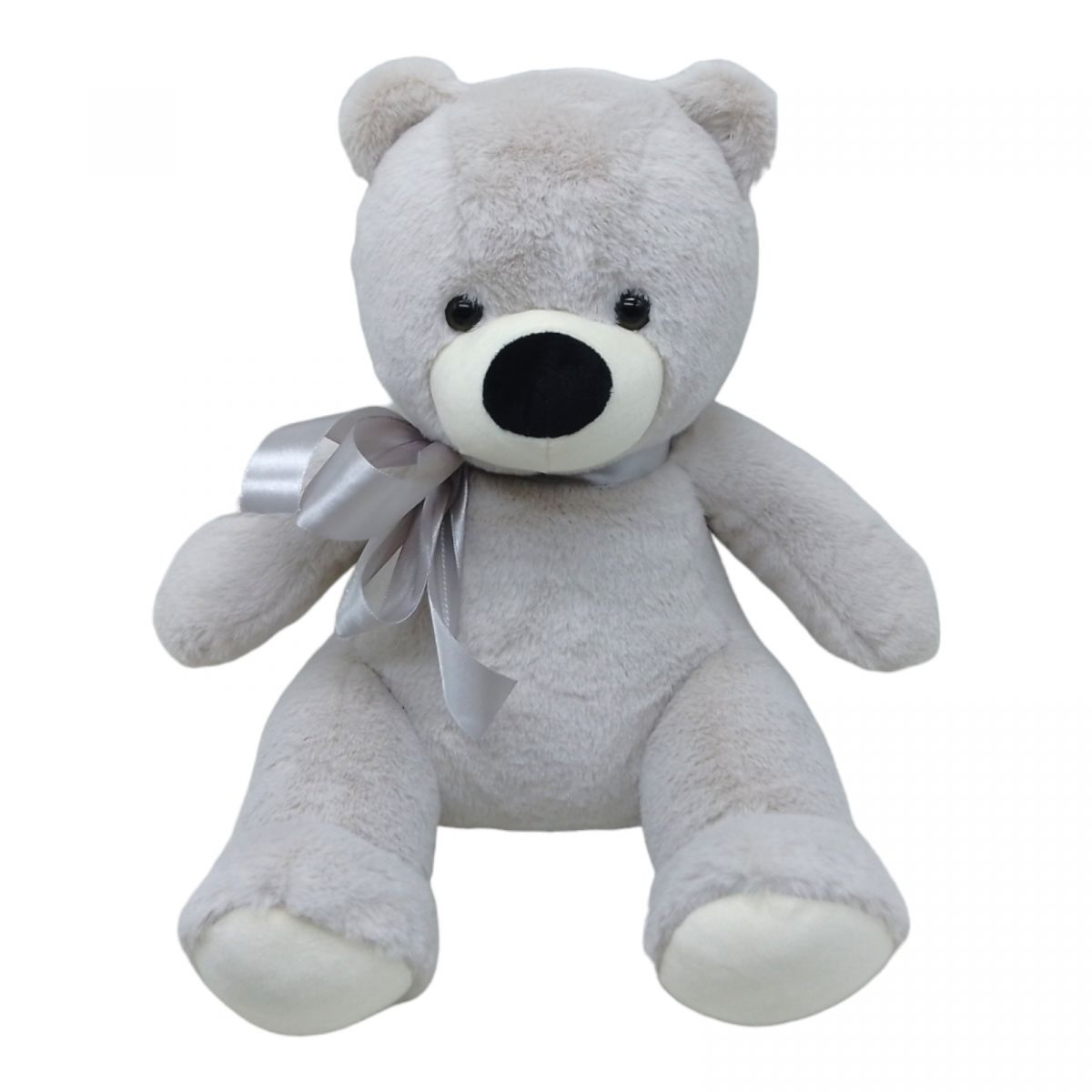 Мʼяка іграшка "Ведмедик", сірий, 30 см