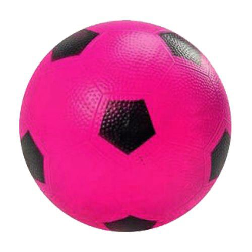М`ячик дитячий "Футбол", гумовий (рожевий)