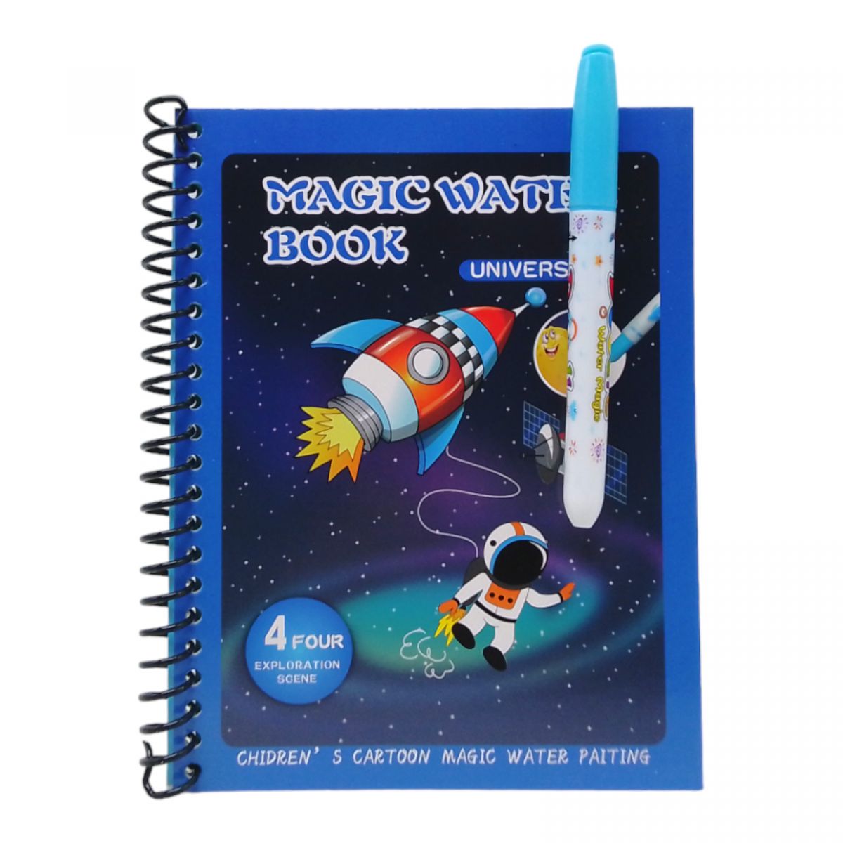 Розмальовка з водяним маркером "Magic Water book: Universe"