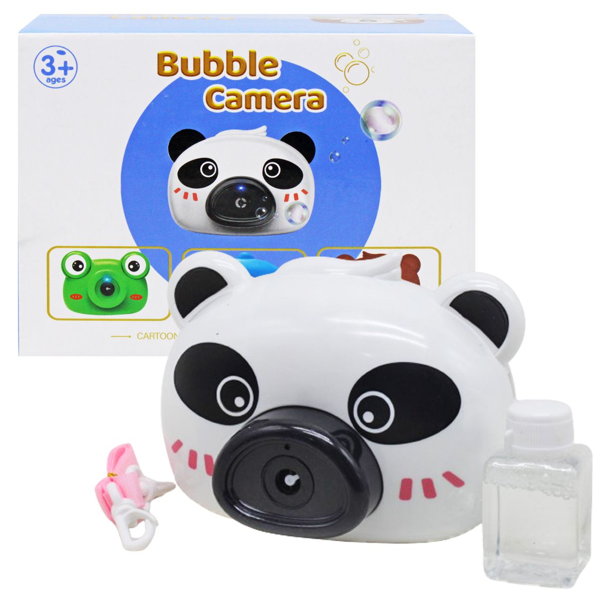 Установка з мильними бульбашками “Фотоапарат: Панда"