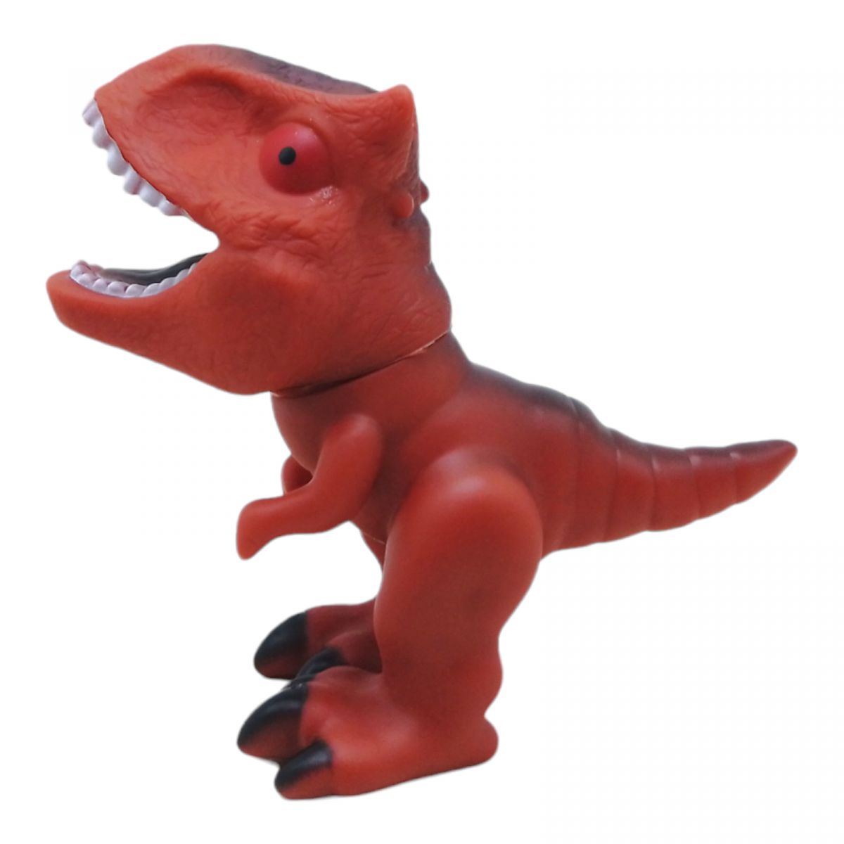 Резиновая игрушка "Динозавр" (терракотовый)