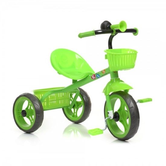 Велосипед триколісний "Profi Kids" (зелений)