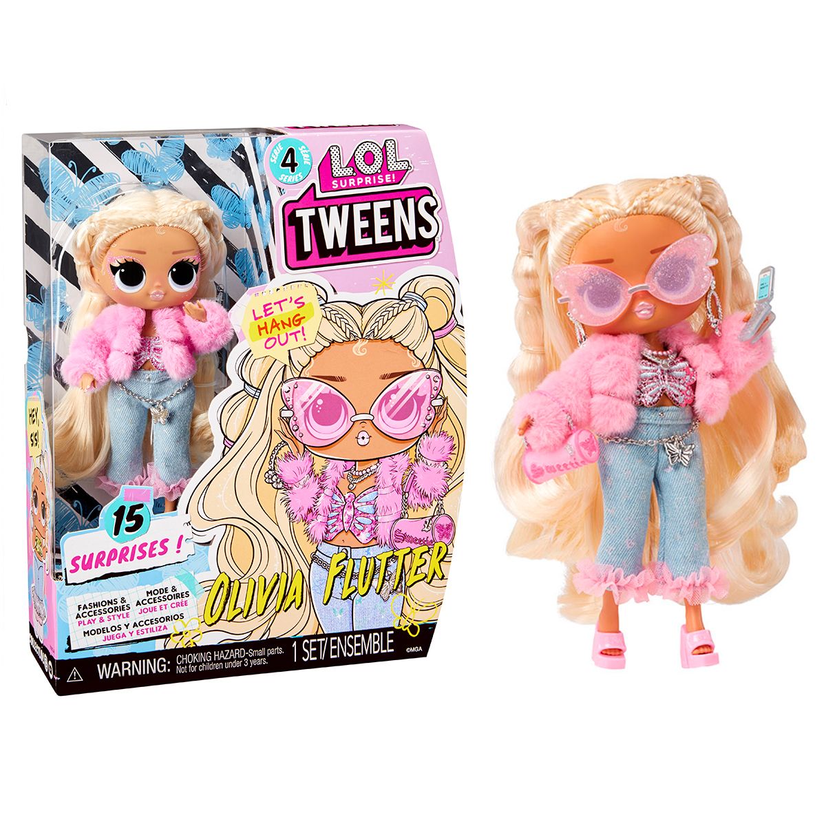 Кукла с аксессуарами "L. O. L.  Surprise! Tweens S4 – Оливия Флаттер"