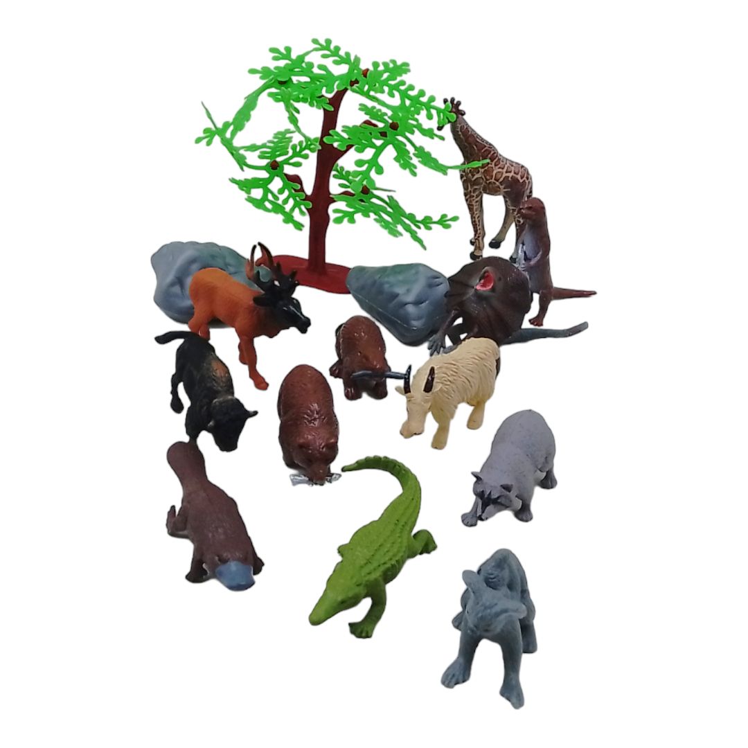 Набір фігурок тварин "Wild life" в тубусі
