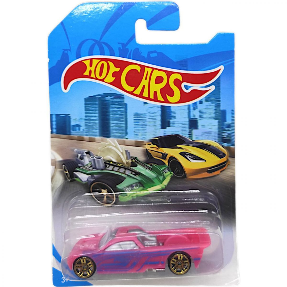 Машинка пластикова "Hot CARS: Bedlam" (рожевий)