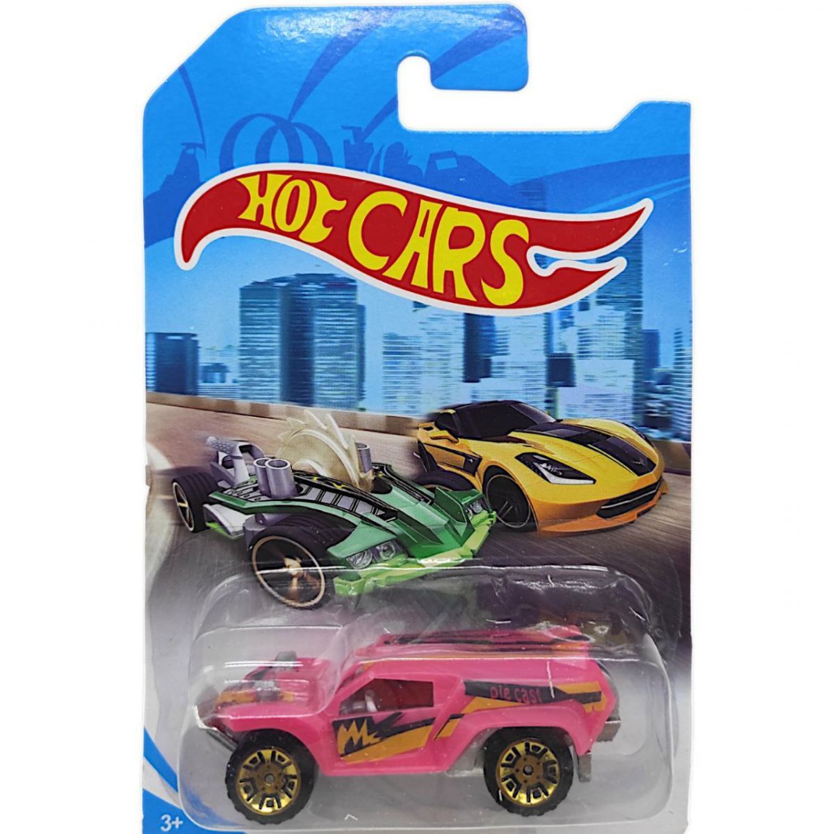 Машинка пластикова "Hot CARS" (рожевий)
