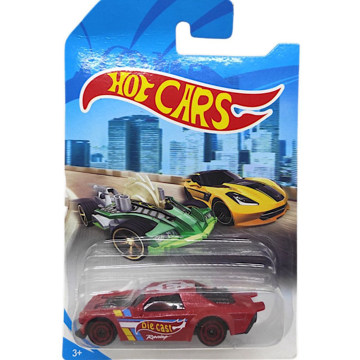Машинка пластикова "Hot CARS" (червона)