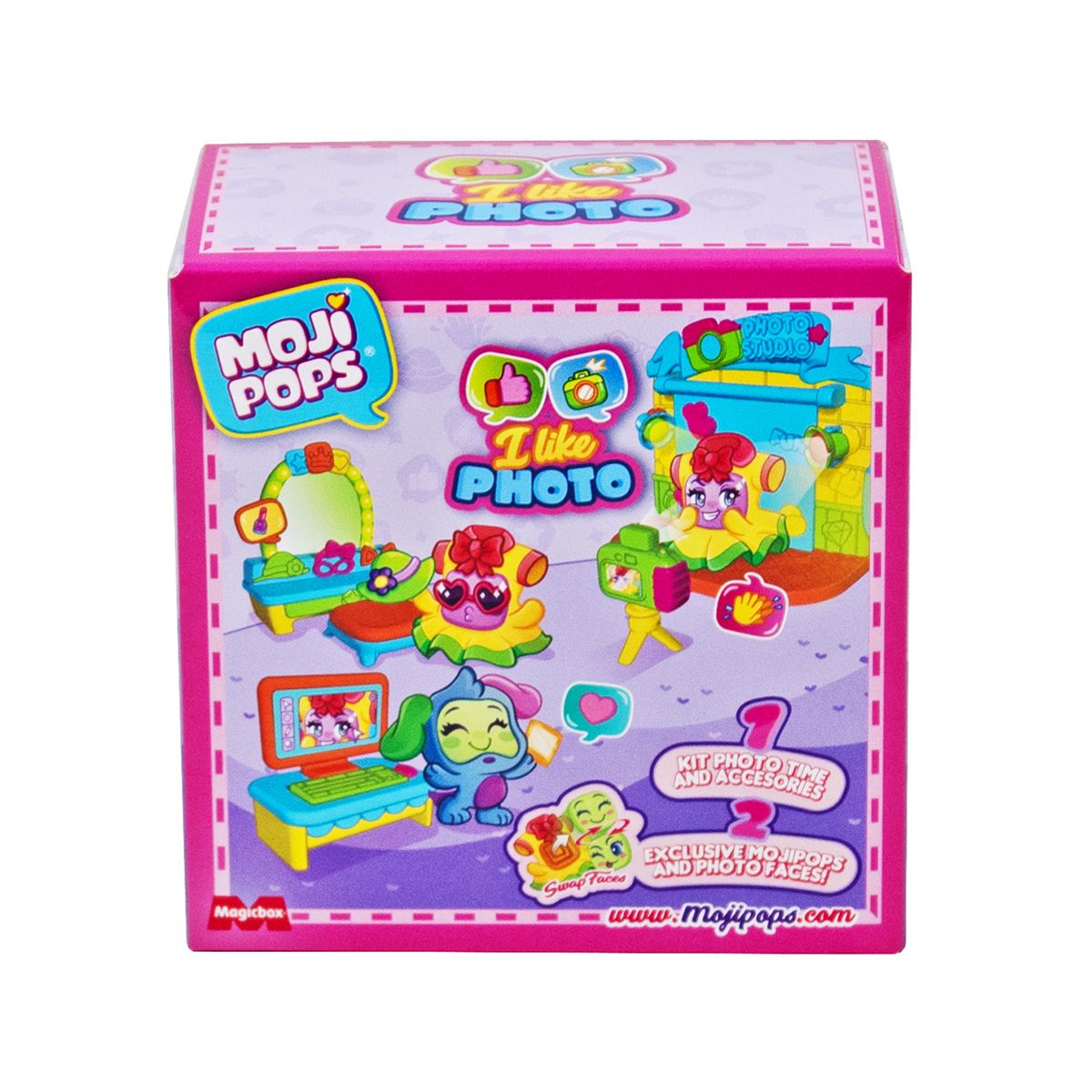 Игровой набор "MOJI POPS: Box I Like – Фотостудия" (2 фигурки)