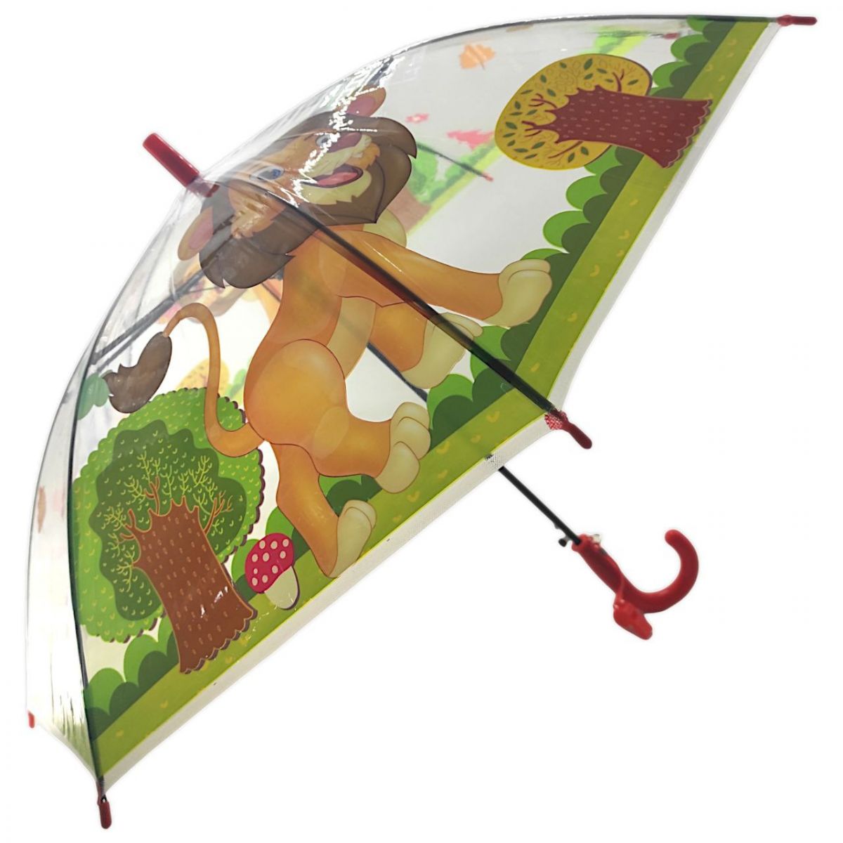 Дитяча парасолька-тростина "Лев" (66 см)
