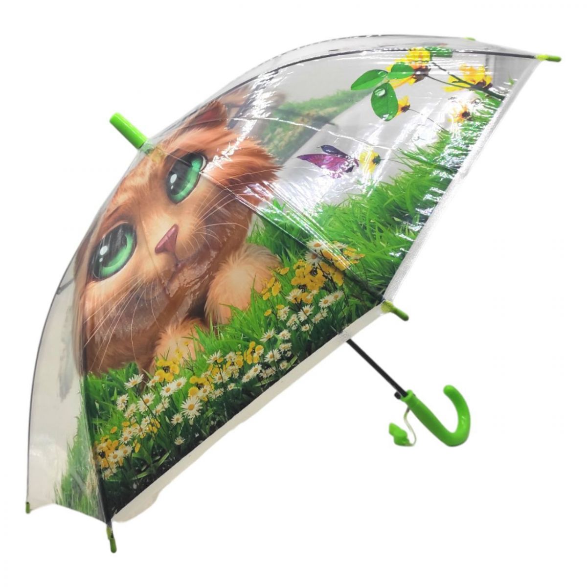 Детский зонт-трость "Котик" (66 см)