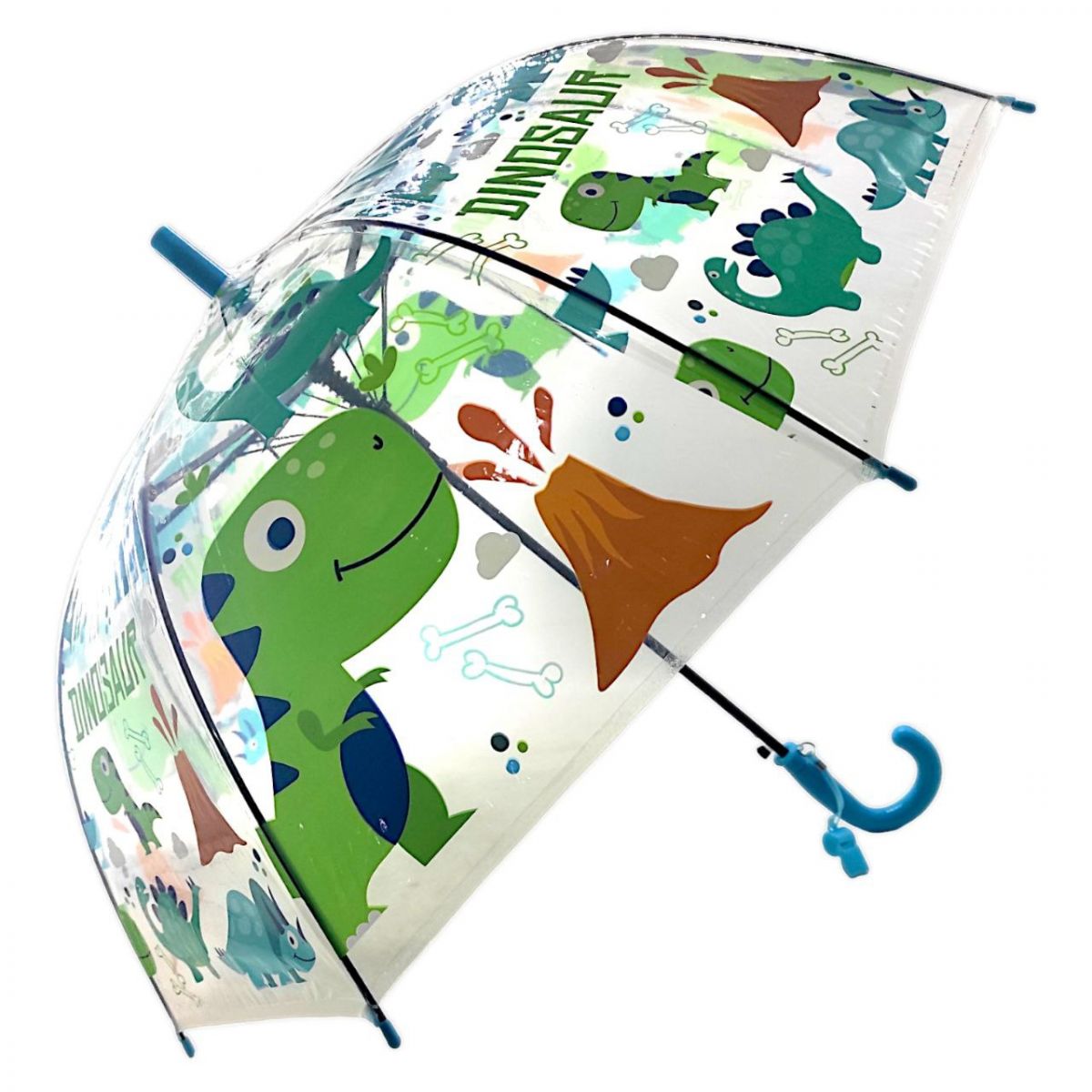 Детский зонт-трость "Динозавры" (66 см)