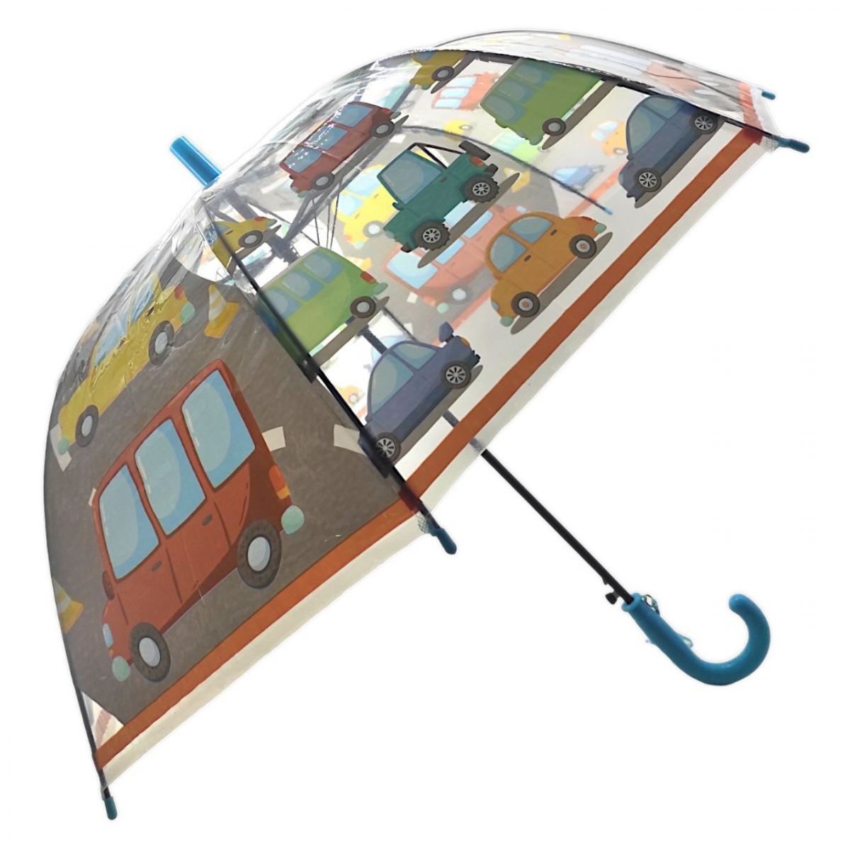 Детский зонт-трость "Автомобили" (66 см)