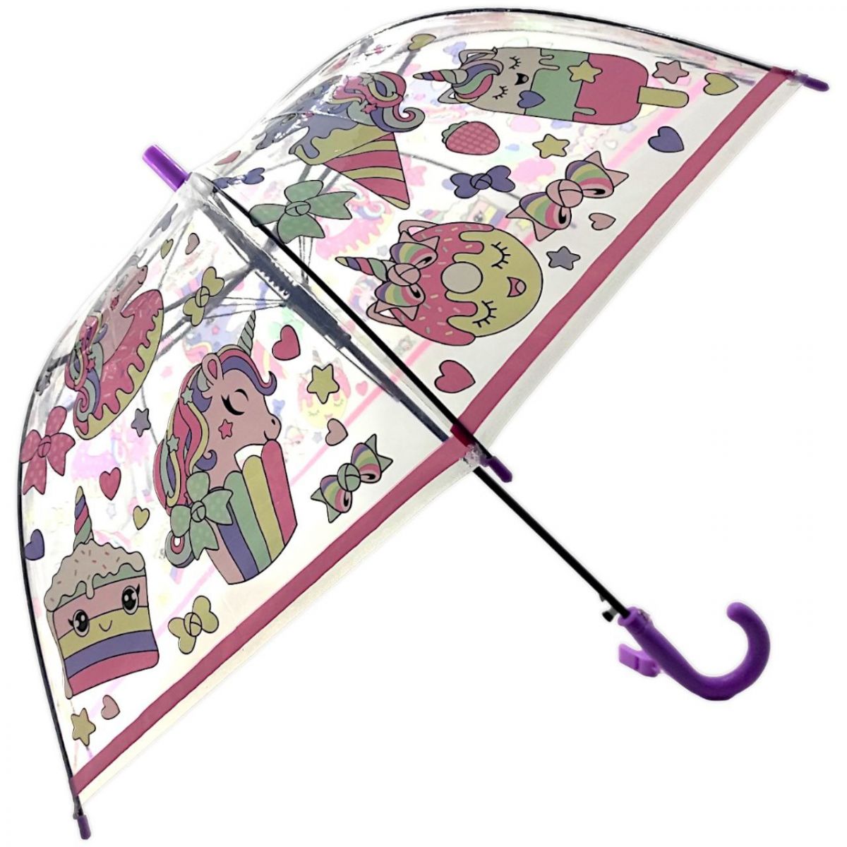 Дитяча парасолька-тростина "Солодкі єдиноріжки" (66 см)