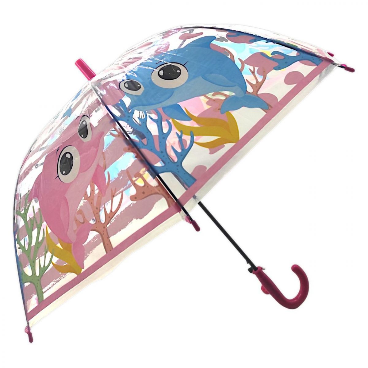 Дитяча парасолька-тростина "Дельфіни" (66 см)
