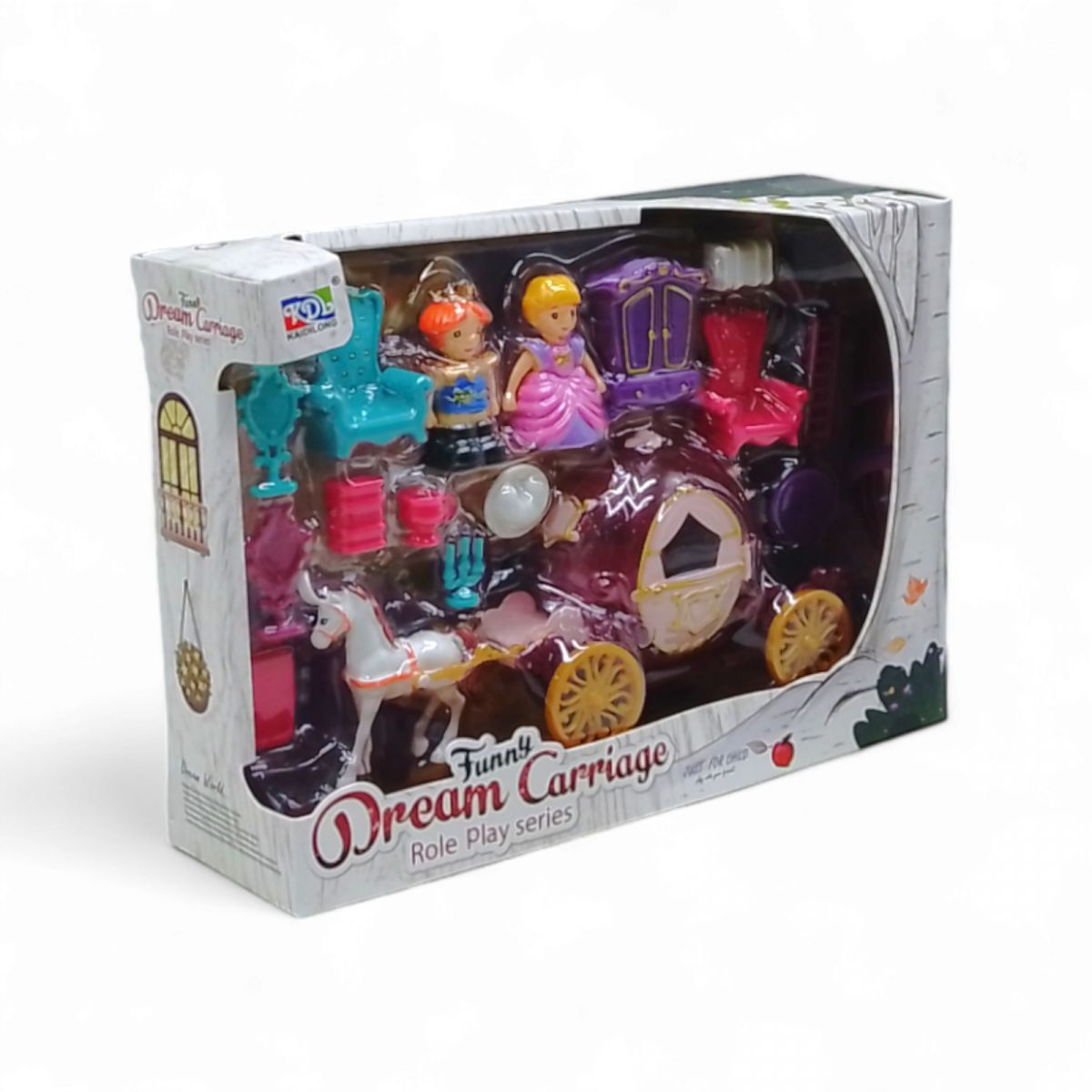 Игровой набор "Dream Carriage", розовая карета