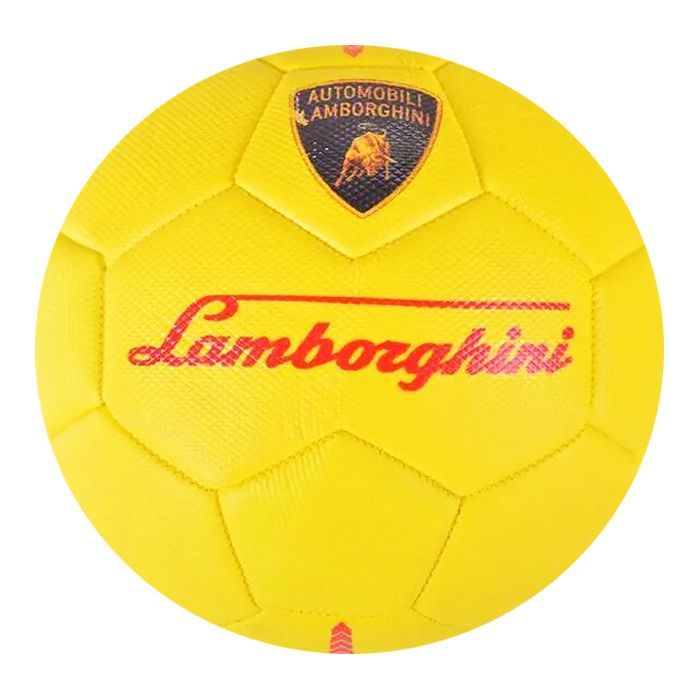 Уценка.  Мяч футбольный №5 "Lamborghini", желтый сдувает, немного грязний