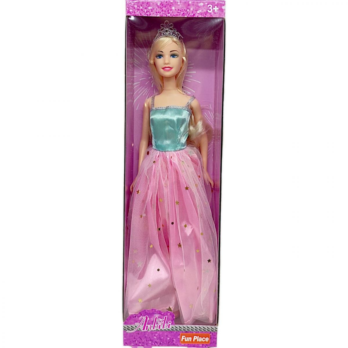 Лялька "Anbibi: Принцеса", 28 см, рожева+бірюзова