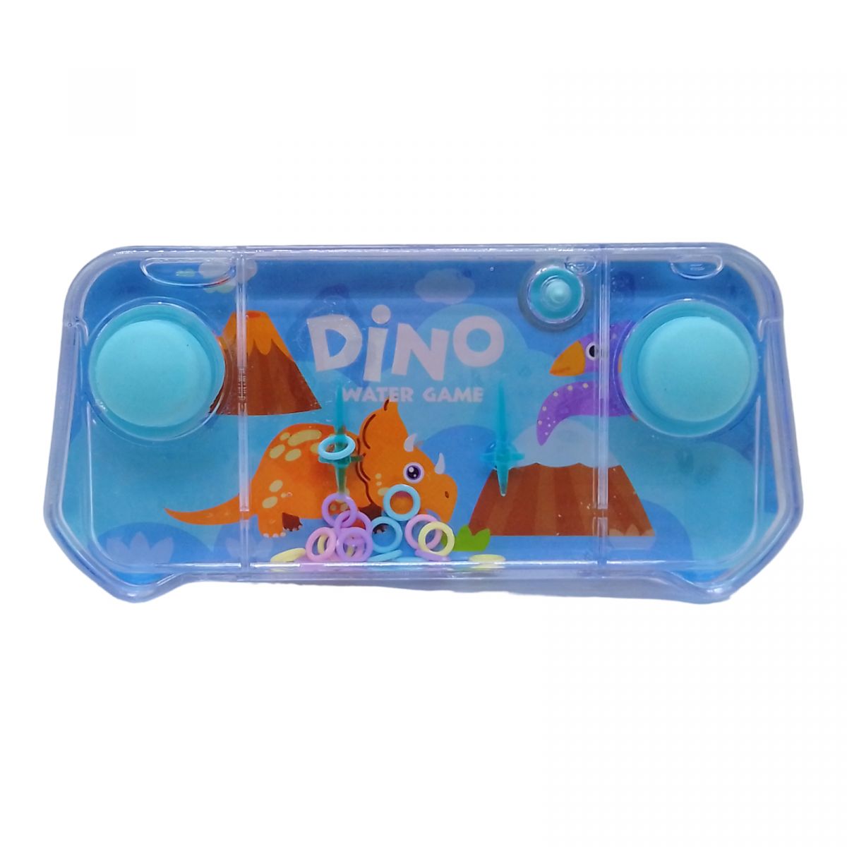 Водная игра с колечками "Динозавры" (голубой)