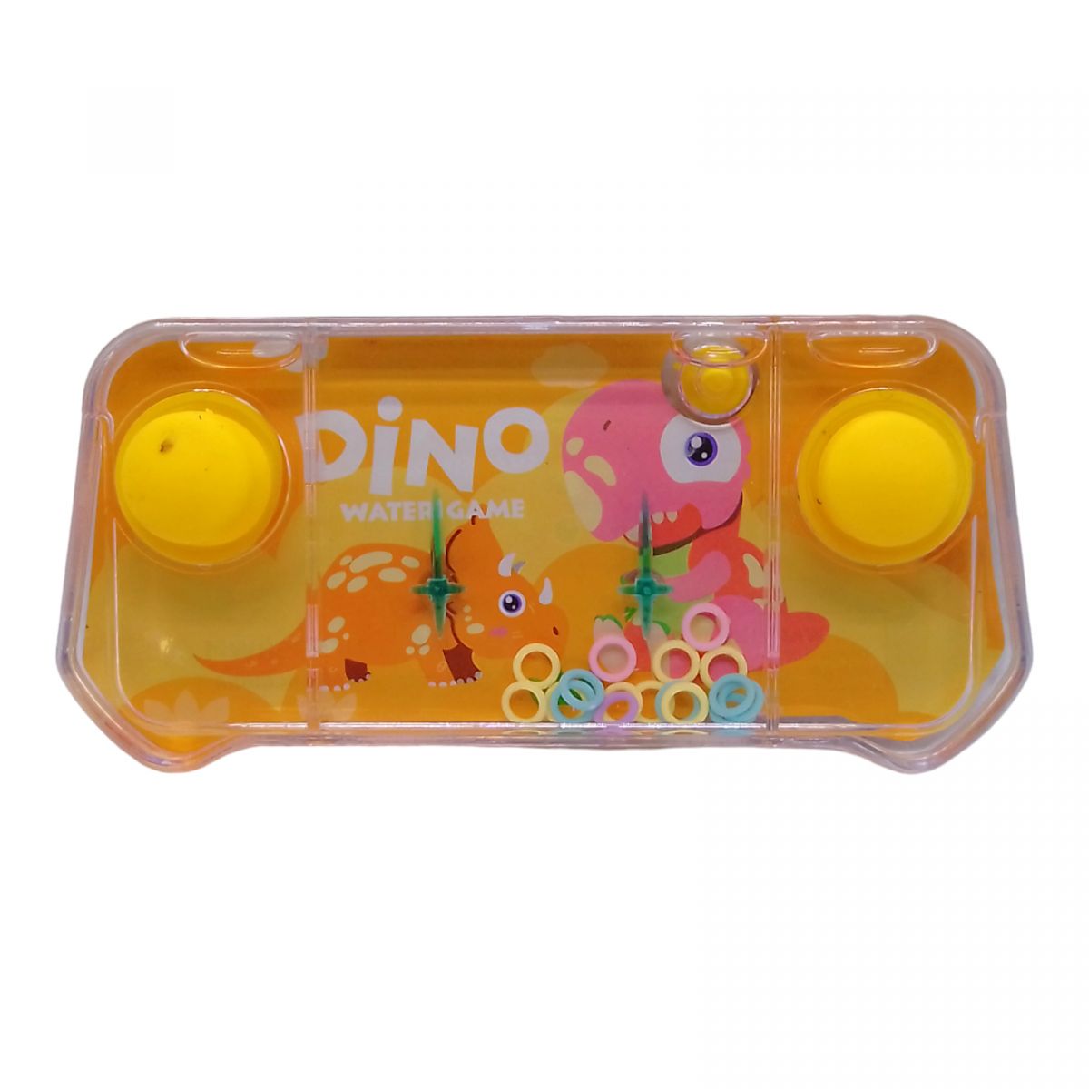 Водная игра с колечками "Динозавры" (желтый)