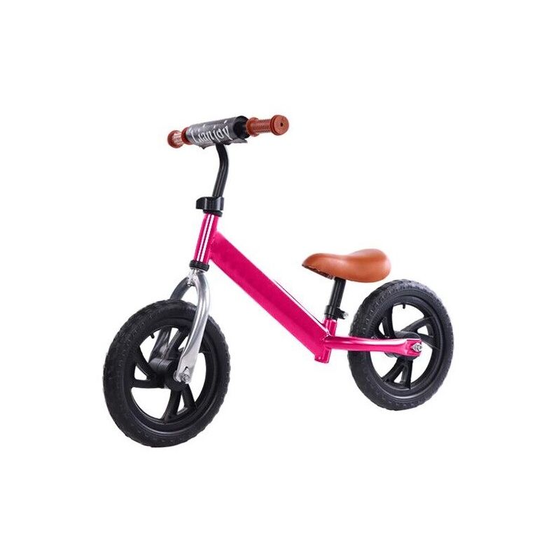 Велобіг  арт.  BB1254 сталевий, колеса EVA 12ʼʼ рожевий