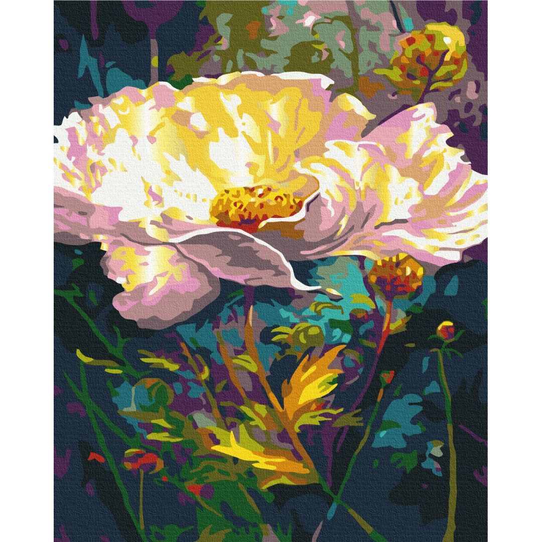Картина по номерах "Казкова квітка" 40x50 см
