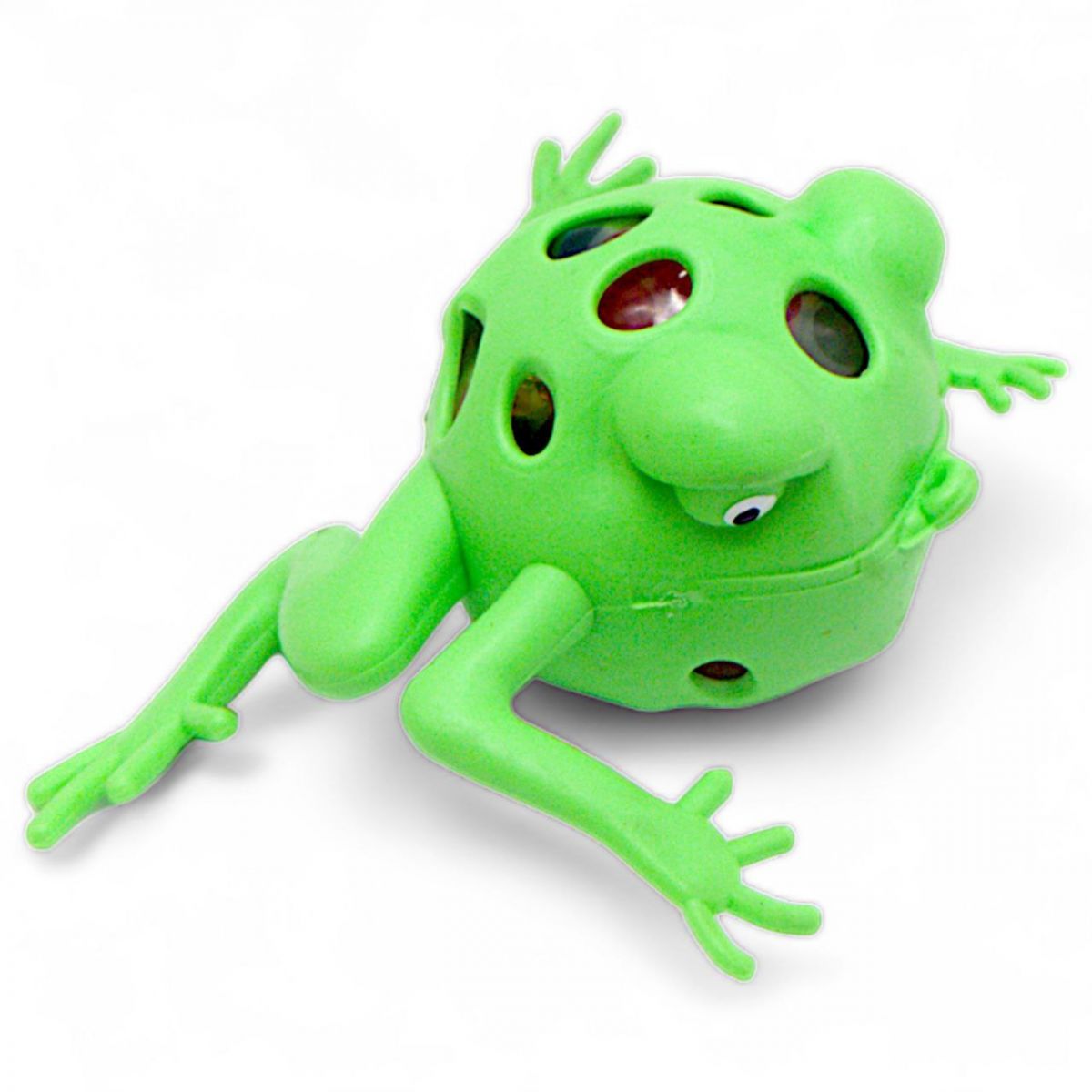 Іграшка-антистрес з орбізами "Жабка", зелена