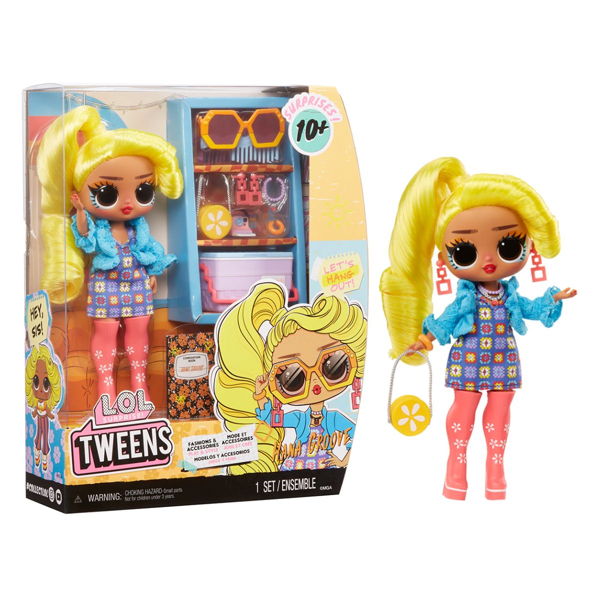 Игровой набор с куклой L. O. L.  Surprise! серии "Tweens Core", Ханна Грув