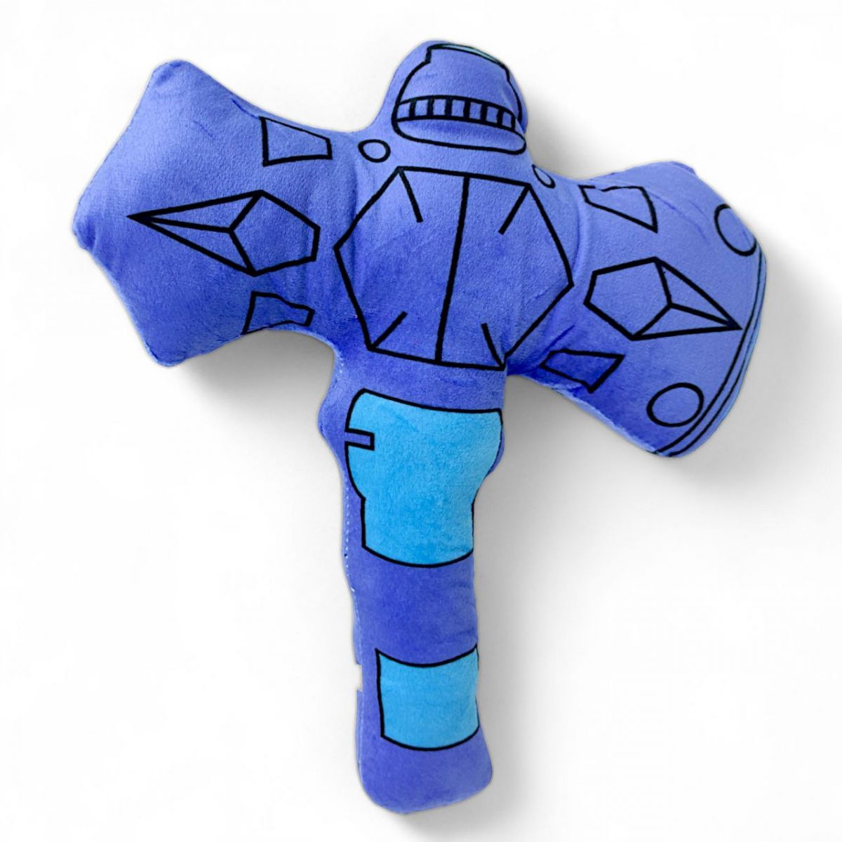 Мʼяка іграшка "Скібіді Туалет", блакитна, 27 см