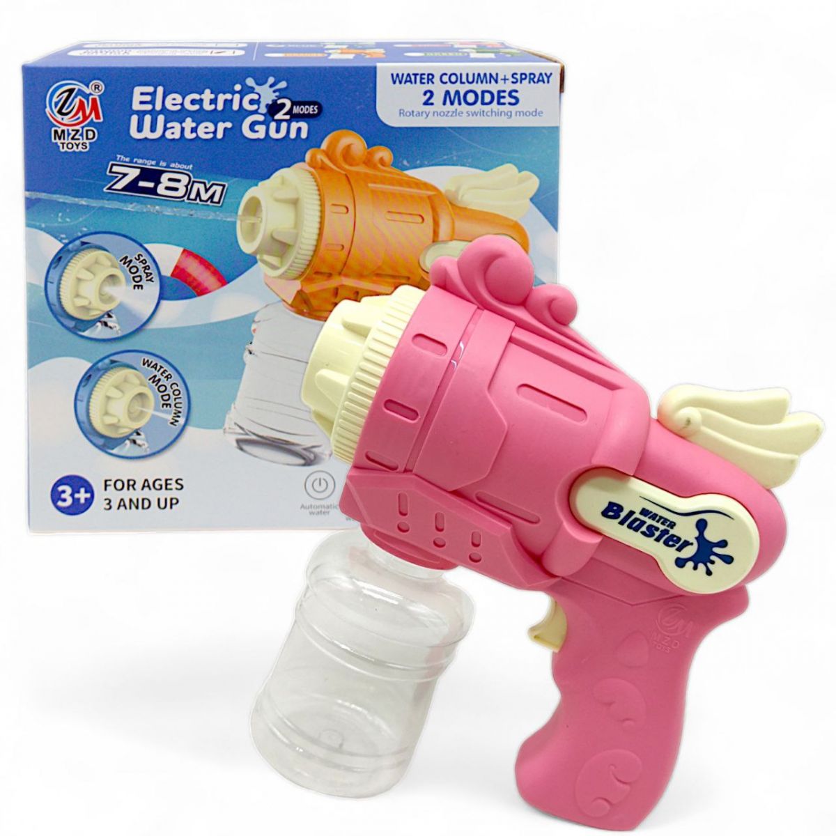 Водний пістолет "Electric Water Gun", рожевий