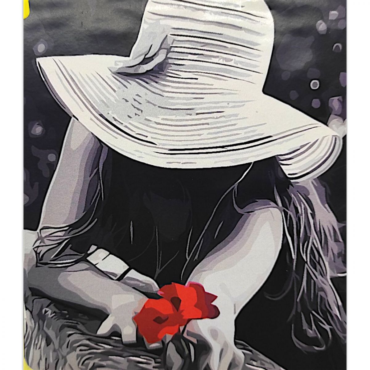 Картина по номерах "Самотня троянда" 40х50 см