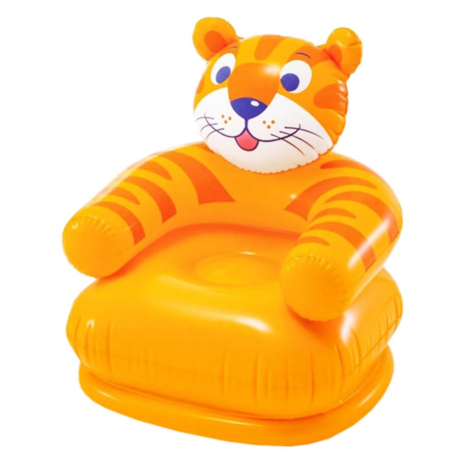 Крісло надувне "Веселі тварини: Тигр", 66 х 64 х 71 см